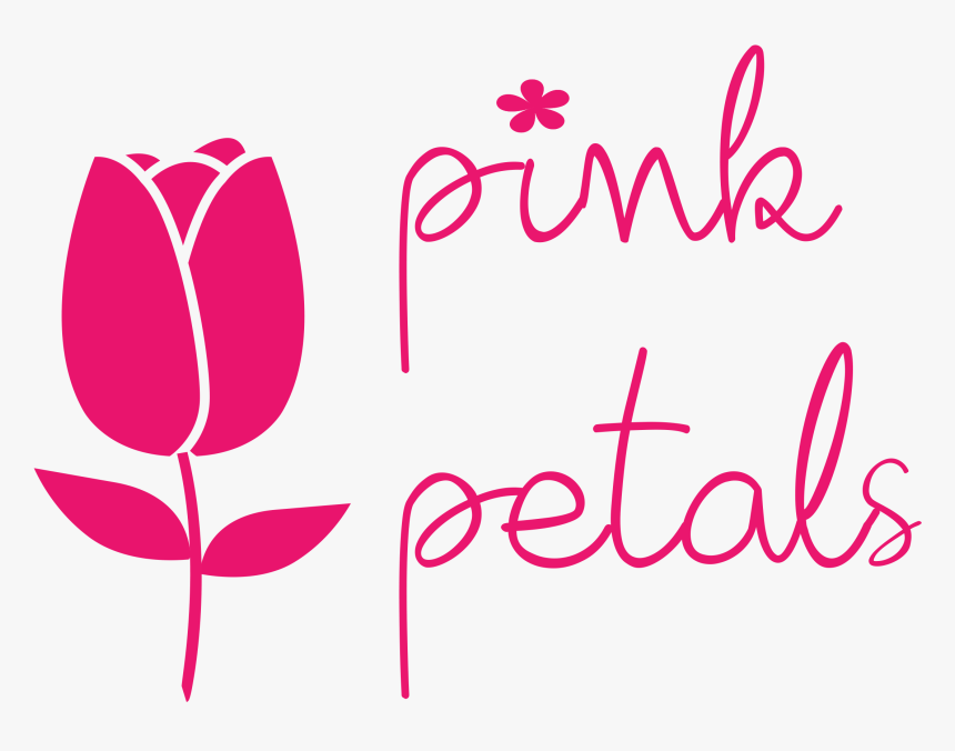 Pink Petals - Calligraphy, HD Png Download, Free Download
