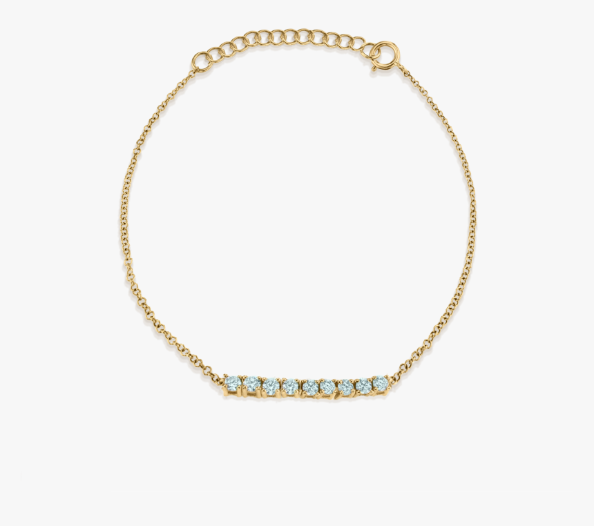 Mini Aquamarine Tennis Bracelet, HD Png Download, Free Download