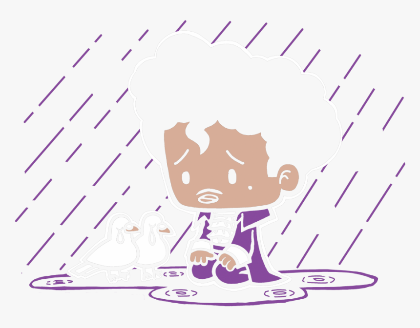 Purple Rain , Png Download - Clipart Purple Rain, Transparent Png, Free Download