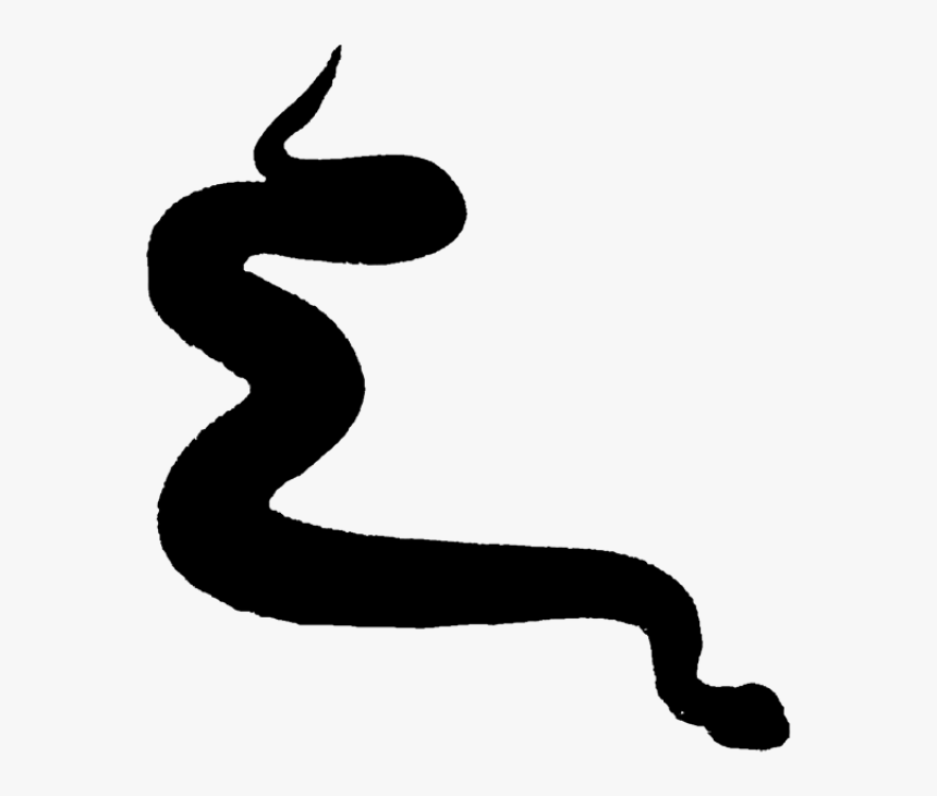 Snake Silhouette Png - Illustration, Transparent Png, Free Download