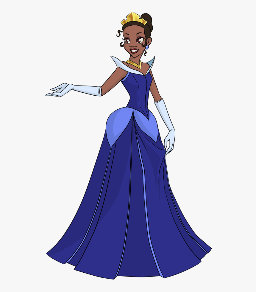 Transparent Princess Peach Clipart - Disney Princess With Blue Dress, HD Png Download, Free Download