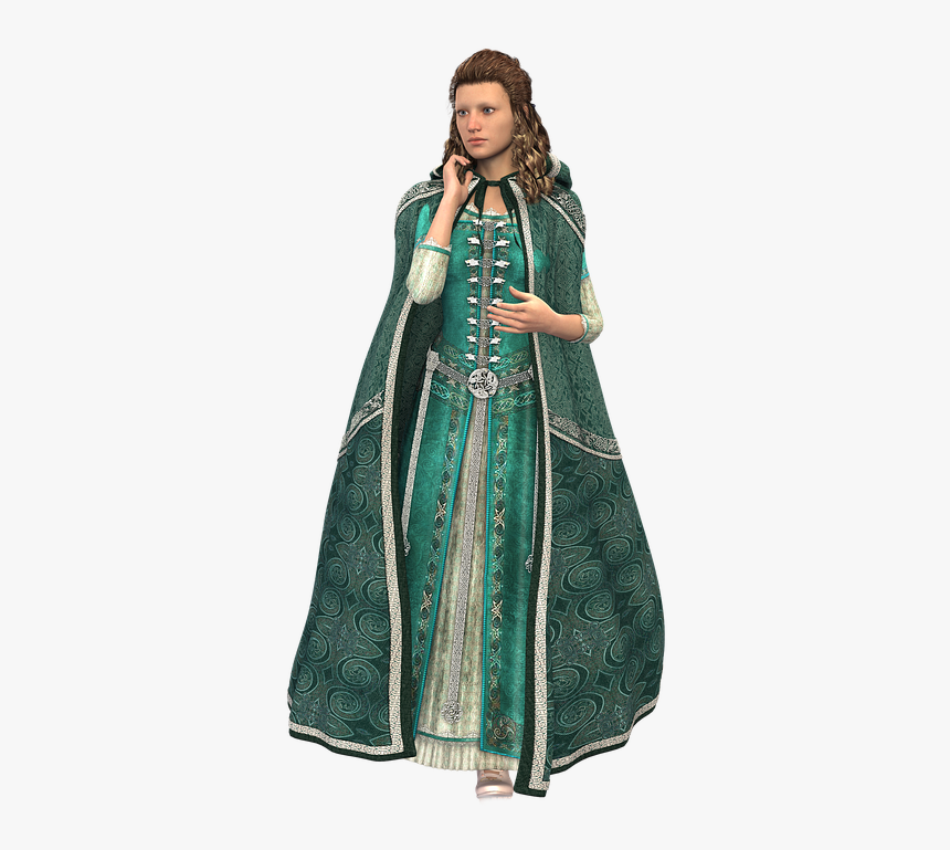 Princess, Middle Ages, Dress, Woman, Girl, Queen - Vestidos De Princesa De La Edad Media, HD Png Download, Free Download