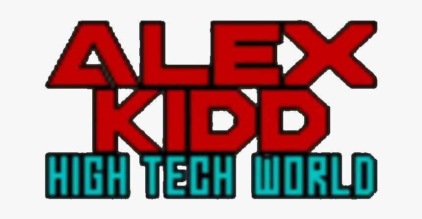 Alex Kidd In High-tech World Logo - Graphic Design, HD Png Download, Free Download