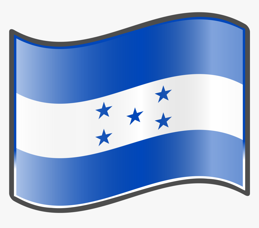Bandera De Honduras Para Dibujar , Png Download - Honduras Flag, Transparent Png, Free Download