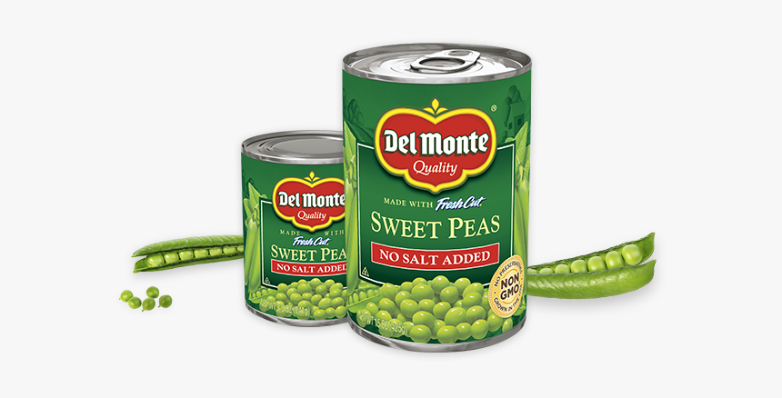 No Salt Added - Sweet Peas Del Monte, HD Png Download, Free Download
