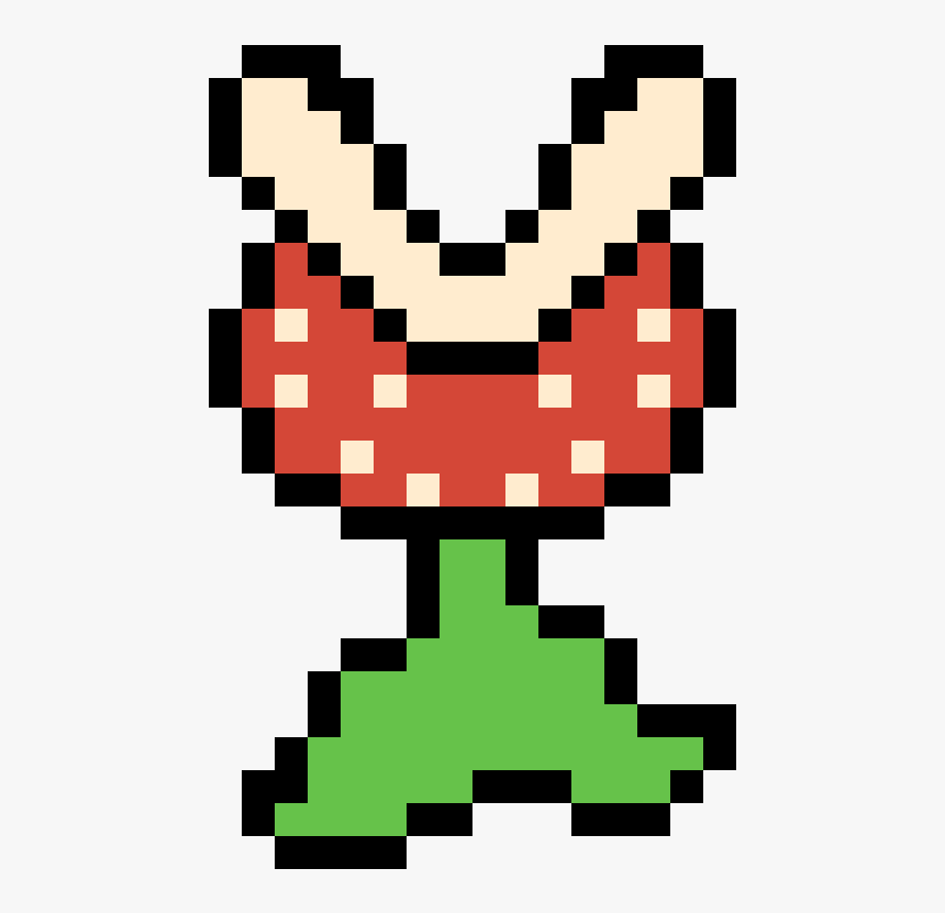 Mario Piranha Plant Pixel Art, HD Png Download, Free Download