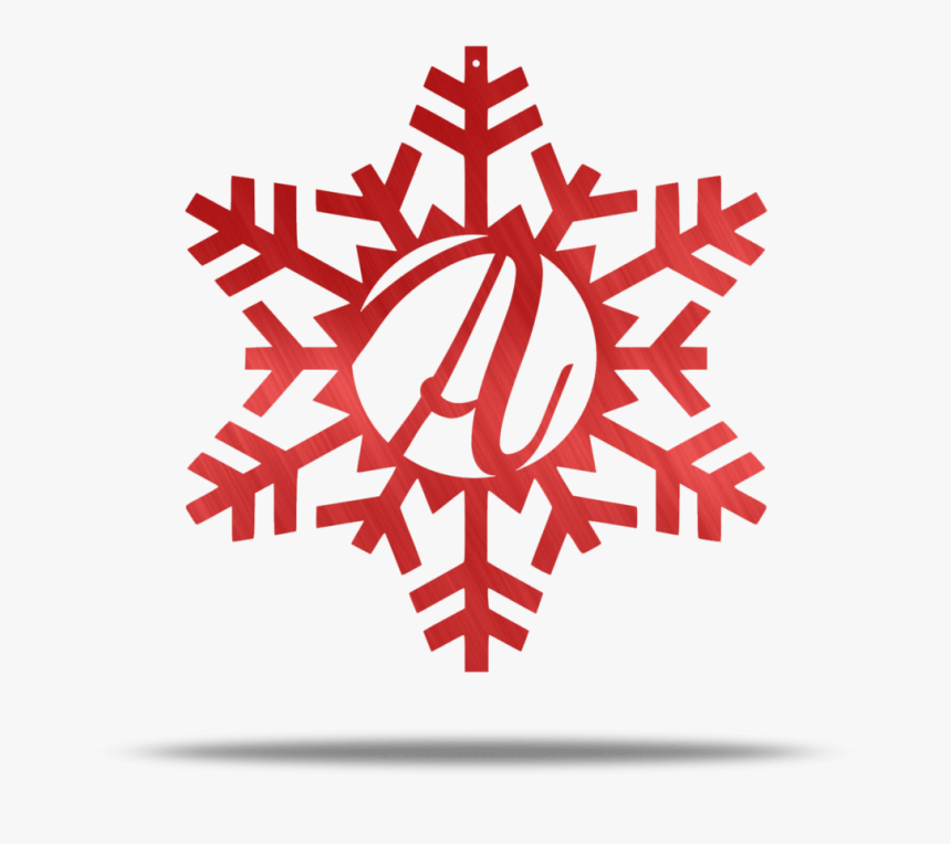Transparent Red Snowflake Png - Transparent Background Snowflake Clipart, Png Download, Free Download