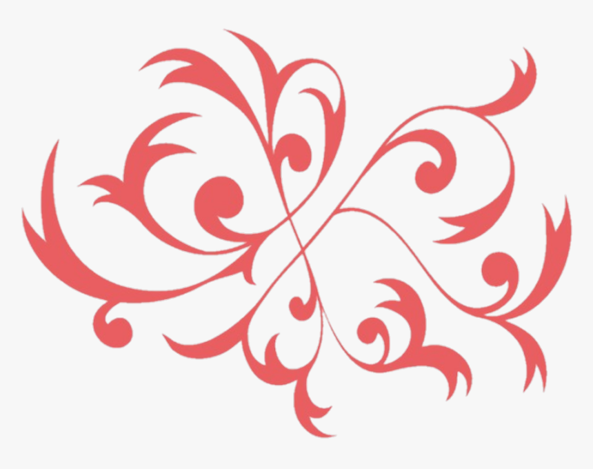 #floral #swirly #swirl #swirls #fancy #decor #elegant - Motif, HD Png Download, Free Download