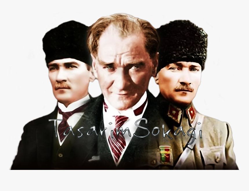 Ataturk And Turkish Flag, HD Png Download, Free Download