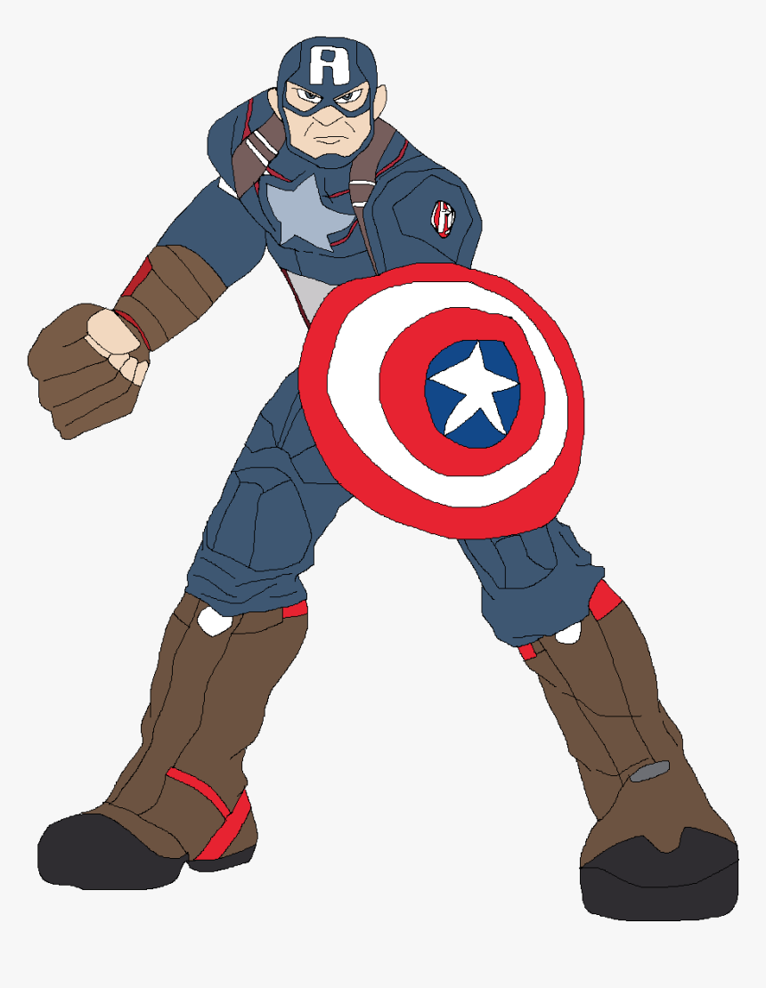 Captain America Ssbrpreboot - Captain America Smash Bros, HD Png Download, Free Download