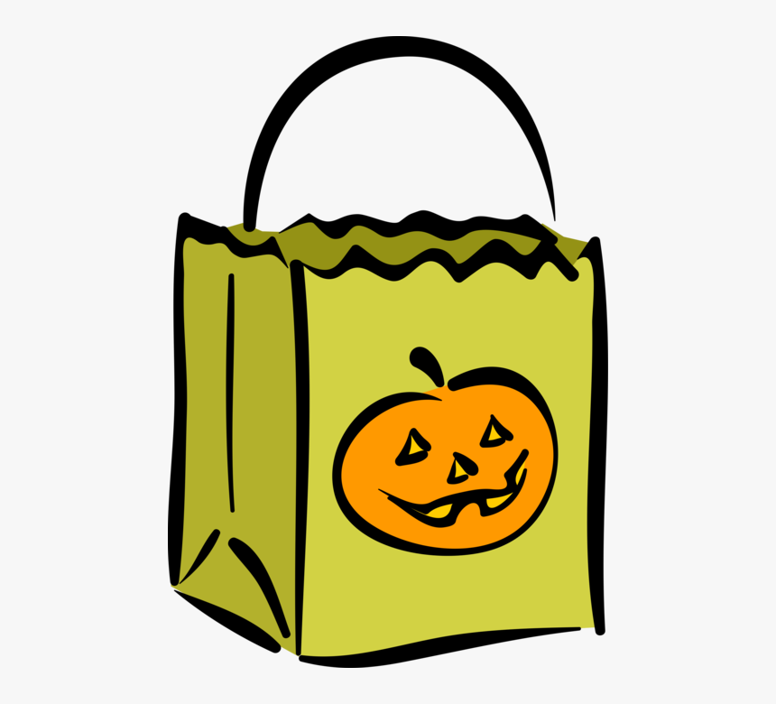 Vector Illustration Of Halloween Trick Or Treat Loot, HD Png Download, Free Download