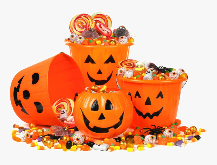 Trick Or Treat Transparent Image - Halloween Candy Bowl Clipart, HD Png Download, Free Download