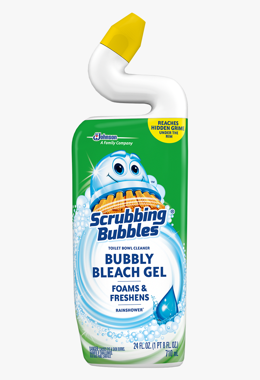 Scrubbing Bubbles Bubbly Bleach Gel Rainshower, HD Png Download, Free Download