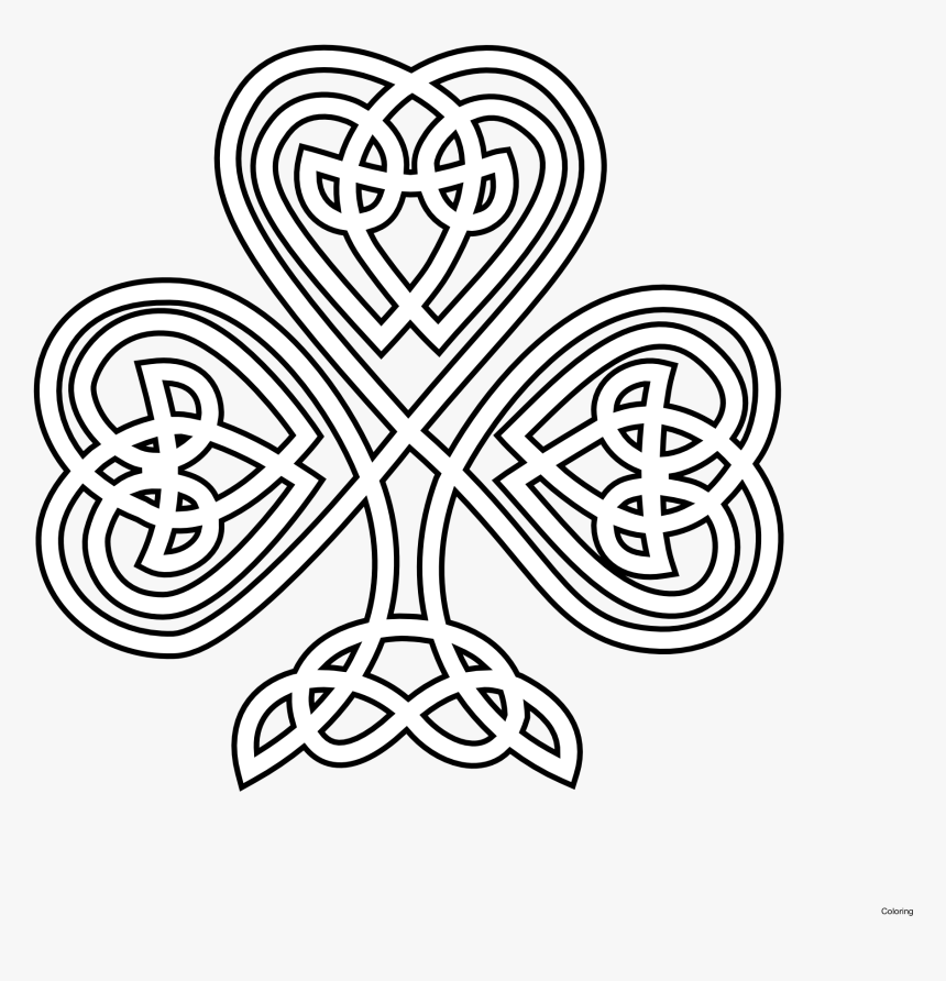 Cross Vector Celtic Knot - Irish Black And White, HD Png Download, Free Download