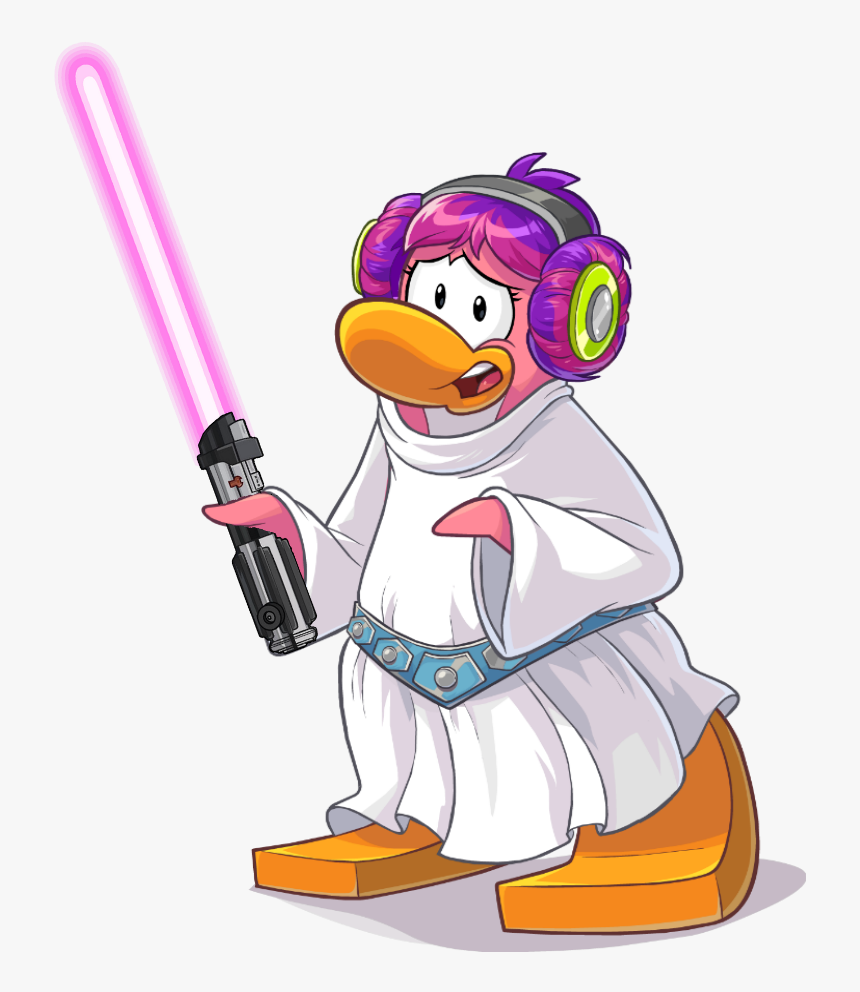 Lightsaber Clipart Club Penguin - Dj Cadence From Club Penguin, HD Png Download, Free Download
