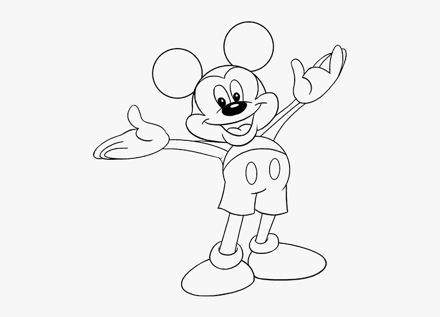 How to draw Mickey Mouse | Easy Drawing Guides-saigonsouth.com.vn