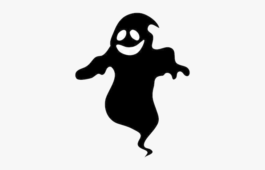 Ghost Silhouette Black Transparent Image Clipart Free - Cute Baby Halloween Onesies, HD Png Download, Free Download