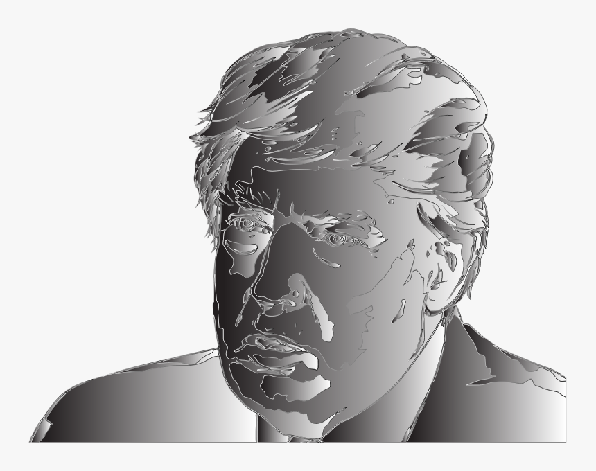 Donald Trump Portrait 3 Surreal - Illustration, HD Png Download, Free Download