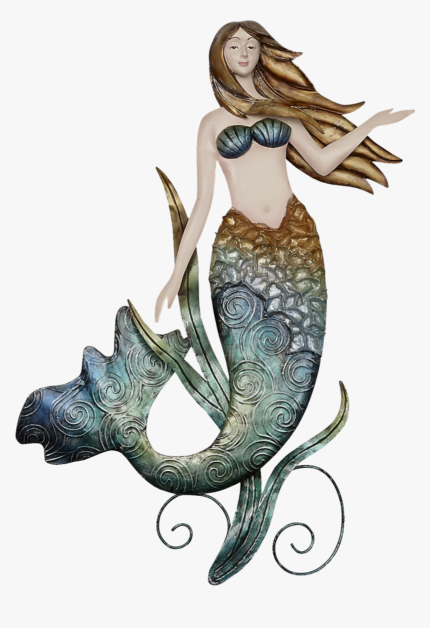 Capiz Mermaid Wall Decor - Mermaid, HD Png Download, Free Download