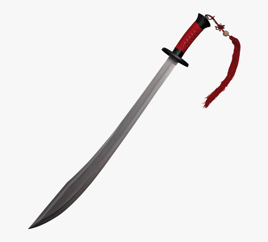 Red Dao Broadsword - Dao Sword Png, Transparent Png, Free Download
