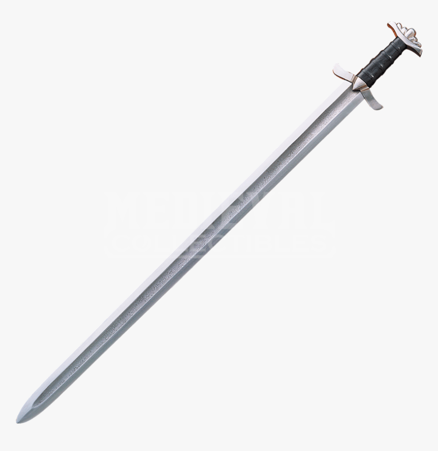 Fencing-weapon - Damascus Viking Sword Png, Transparent Png, Free Download