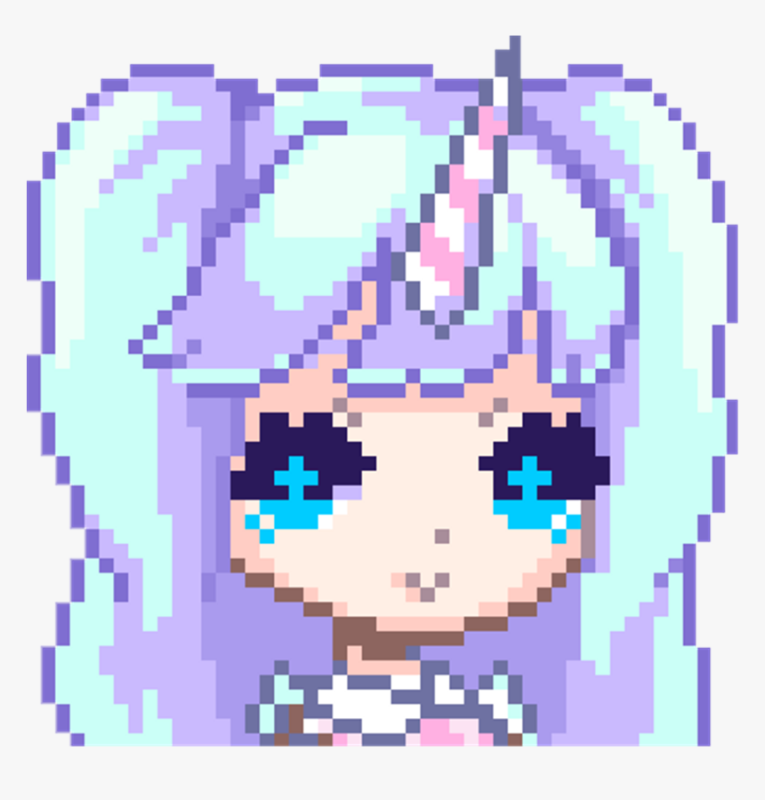 Pixel Anime Girl Search Result Cliparts For Pixel Anime - Pixel Art Anime Girl, HD Png Download, Free Download