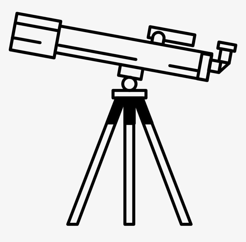 Telescope Clipart Svg - Telescope Drawing Png, Transparent Png, Free Download