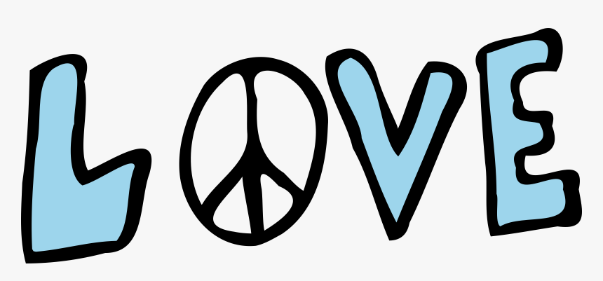 Love And Peace Clip Arts - Peace And Love Png, Transparent Png, Free Download