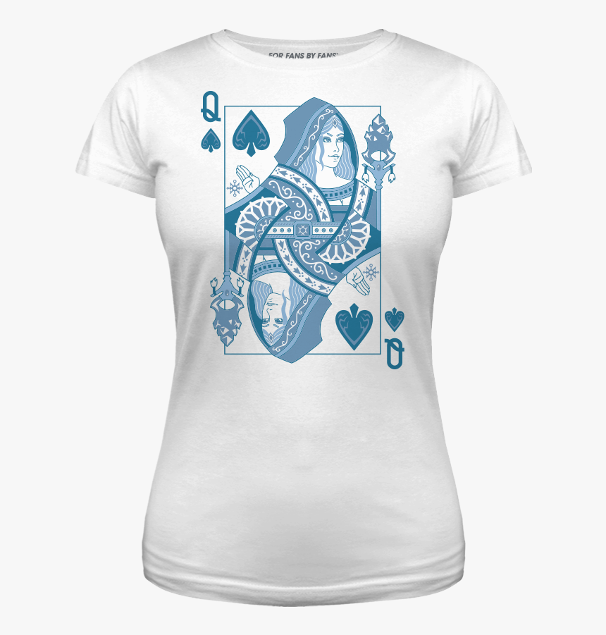 Crystal Queen Of Spades Blue Ink - Blue Queen Playing Card, HD Png Download, Free Download