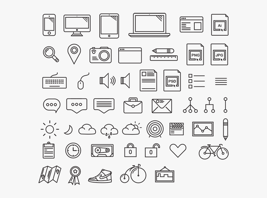 Cute Icons To Draw, HD Png Download, Free Download