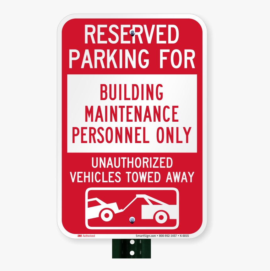 Parking Lot Sign - Reserved Parking For Tenants Only, HD Png Download, Free Download