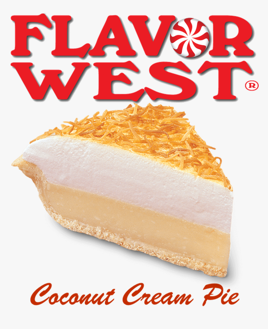 Coconut Cream Pie Concentrate By Flavor West - Cheesecake, HD Png Download, Free Download
