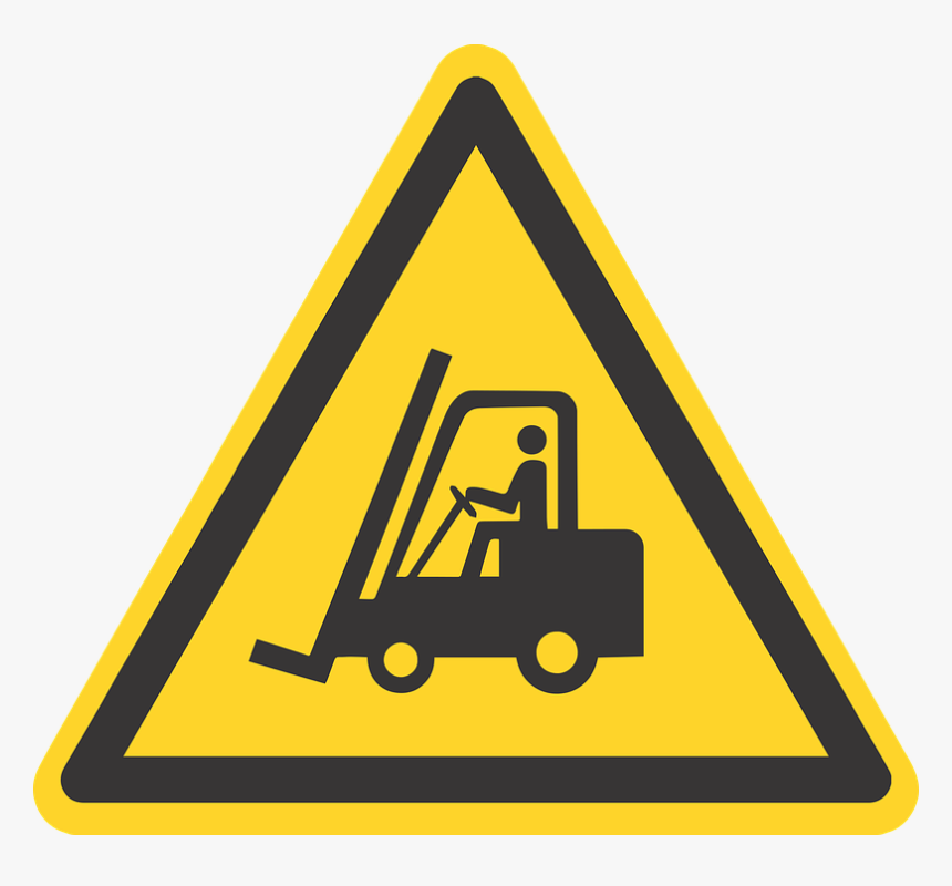 Forklift, Fork, Lift, Fork Removal, Warning - Hand Crush Warning Sign, HD Png Download, Free Download