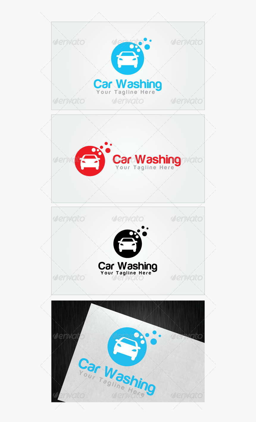 Car Washing Logo Template Photoshop Psd - Auto Service, HD Png Download, Free Download