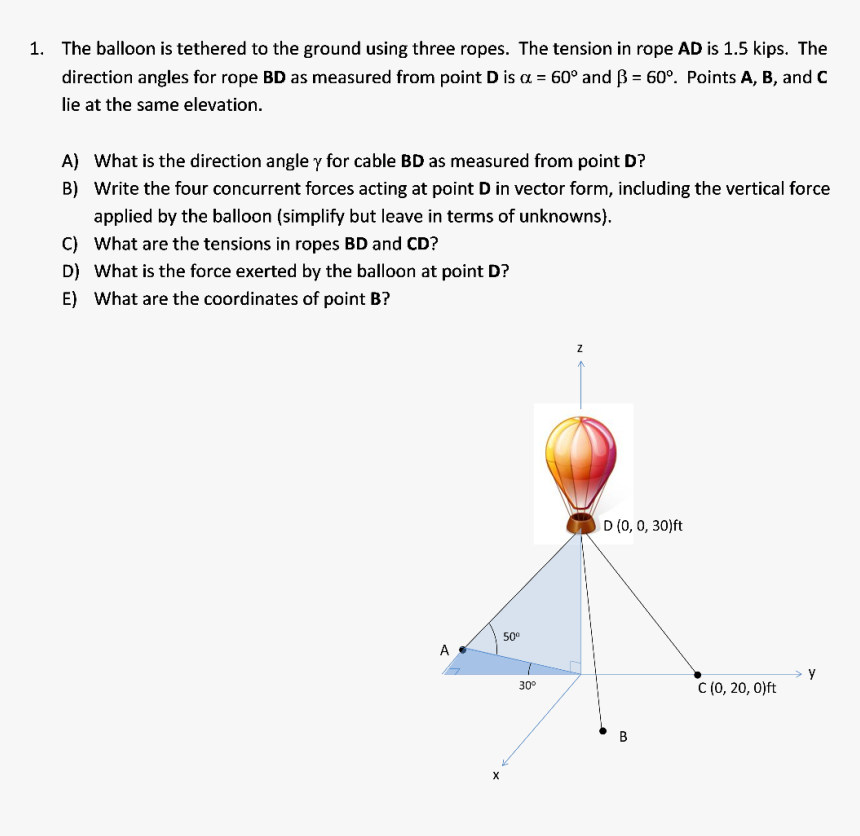 Balloon Is Tethered To The Ground Using Three Ropes, HD Png Download, Free Download