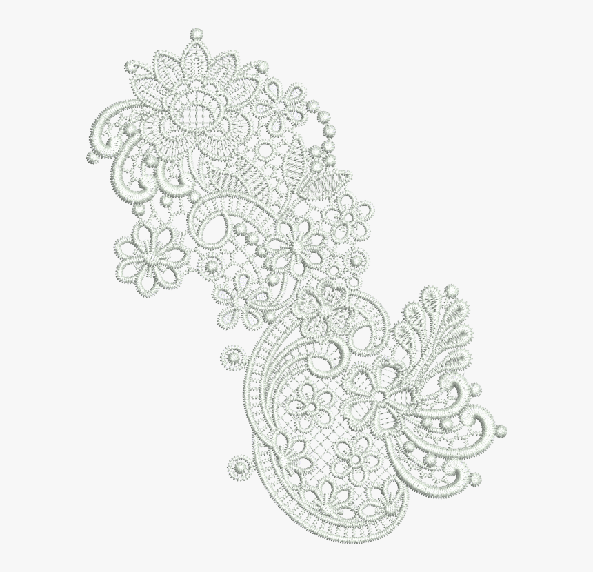 Lace Flower Embroidery Pattern, HD Png Download, Free Download