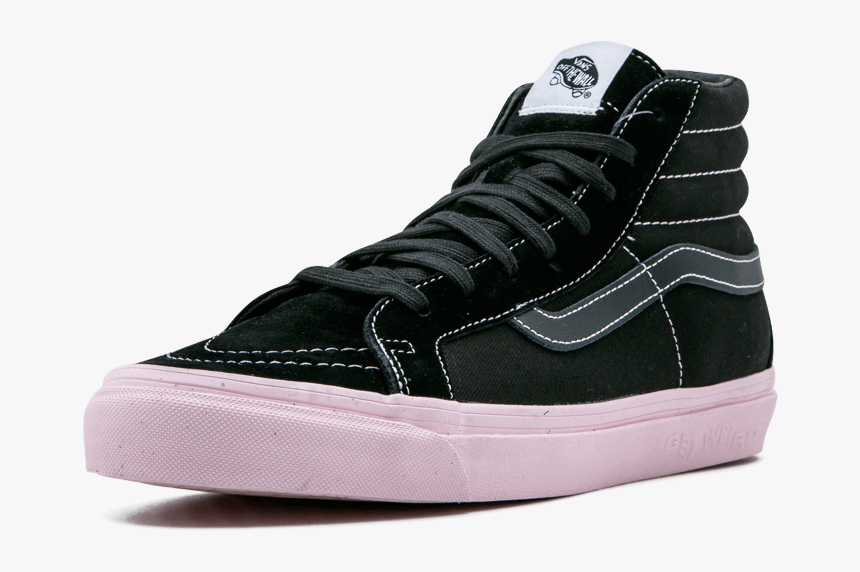 Vans Sk8-hi Anti Social Social Club Get Weird Black - Skate Shoe, HD Png Download, Free Download