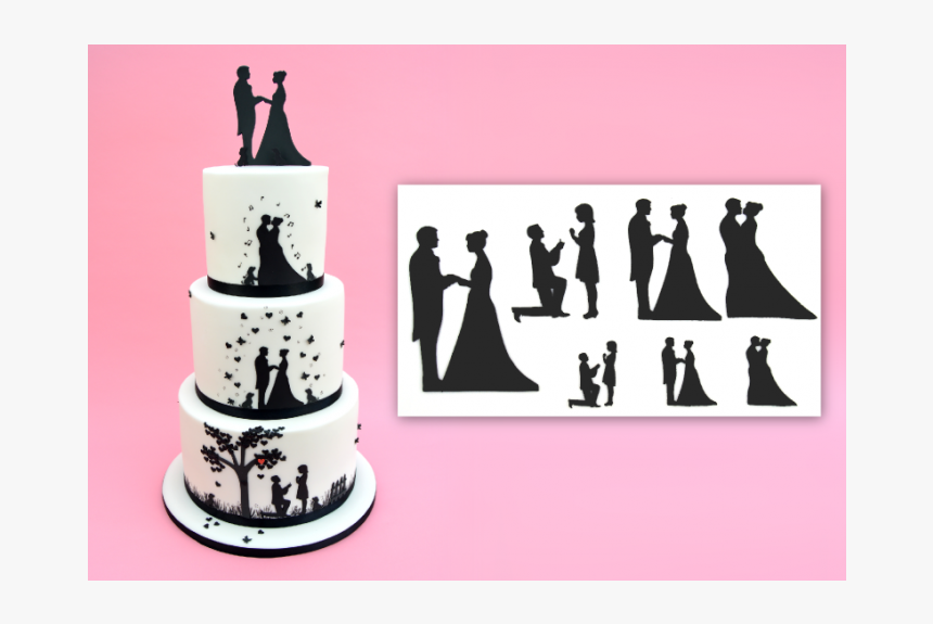 Patchwork Cutters Wedding Silhouette, HD Png Download, Free Download