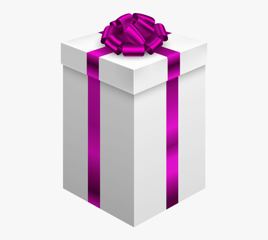 Gift Box With Png - Purple Gift Box Png, Transparent Png, Free Download