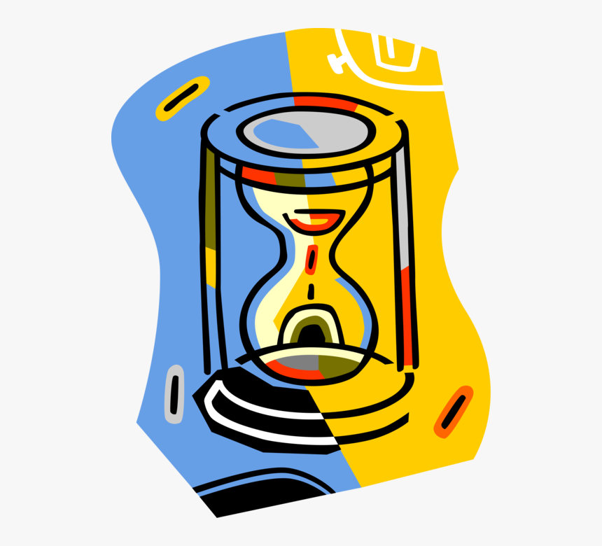 Vector Illustration Of Hourglass Or Sandglass, Sand, HD Png Download, Free Download