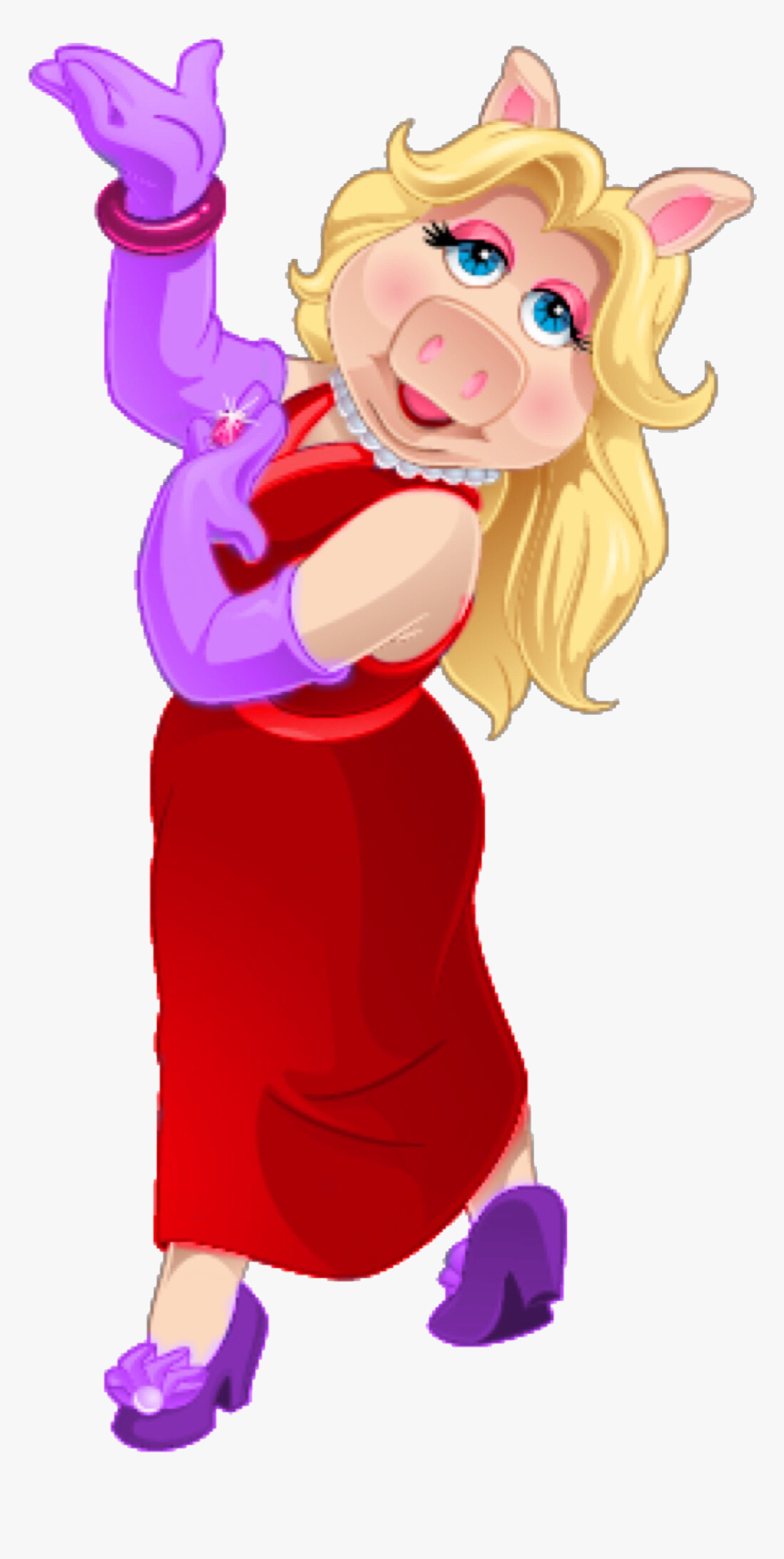 Cartoon The Muppets Miss Piggy, HD Png Download, Free Download