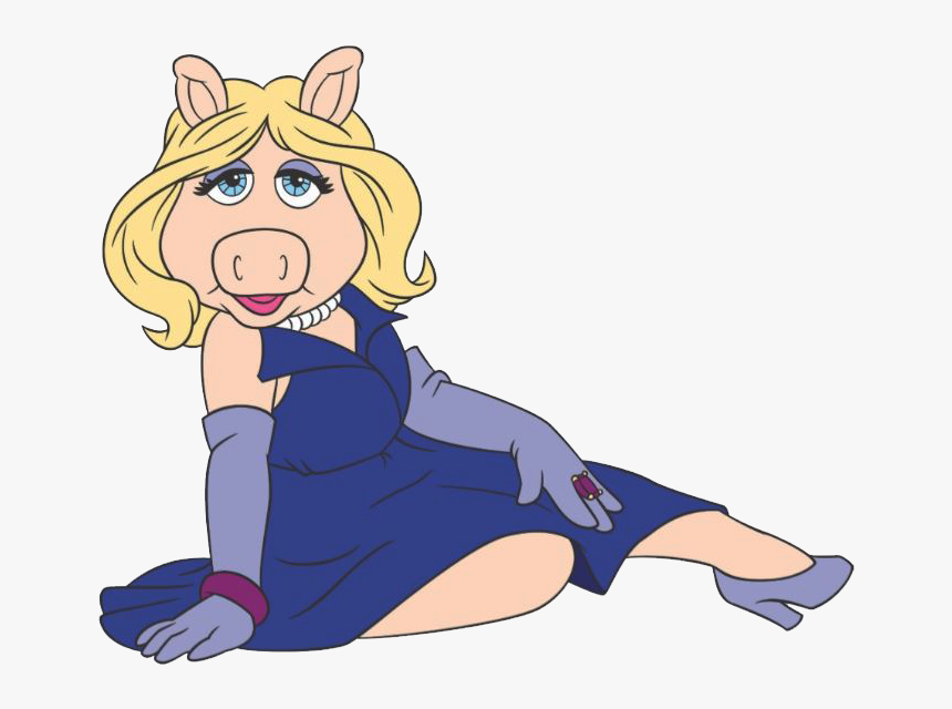 Transparent Miss Piggy Png - Cartoon Drawing Of Miss Piggy, Png Download, Free Download