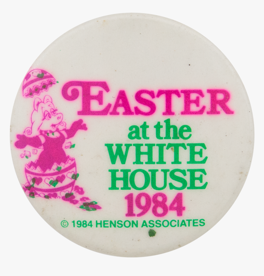 Miss Piggy Easter At The White House Events Button - Circle, HD Png Download, Free Download