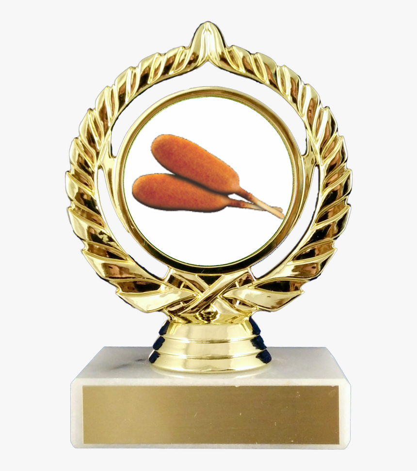 Corn Dogs Logo Trophy On Flat White Marble Trophy Schoppy"s - Pancake Award, HD Png Download, Free Download