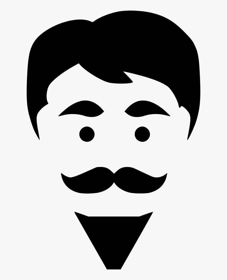 Hipster Beard Man Hair Style Fashion - Pria Berjenggot Emoticon Png, Transparent Png, Free Download