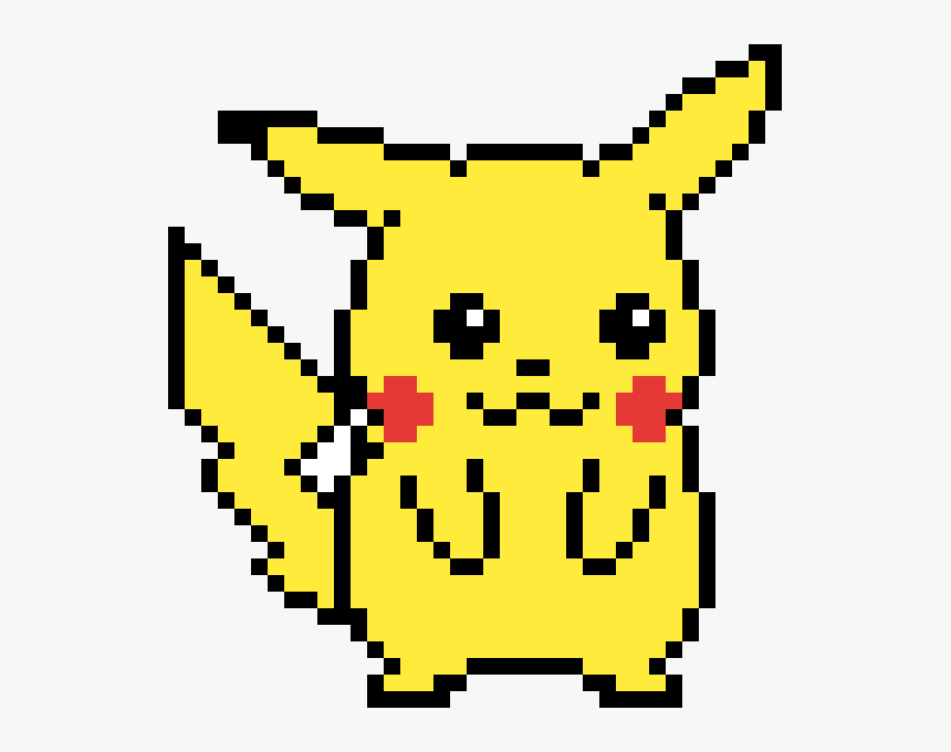 Pixel Art Pokemon Pikachu, HD Png Download, Free Download