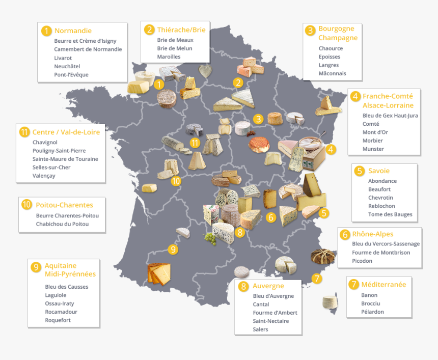 Carte Des Fromages Aop, HD Png Download, Free Download