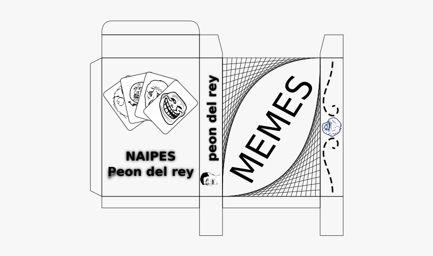 Caja De Naipes De Memes - Caja De Naipes, HD Png Download, Free Download