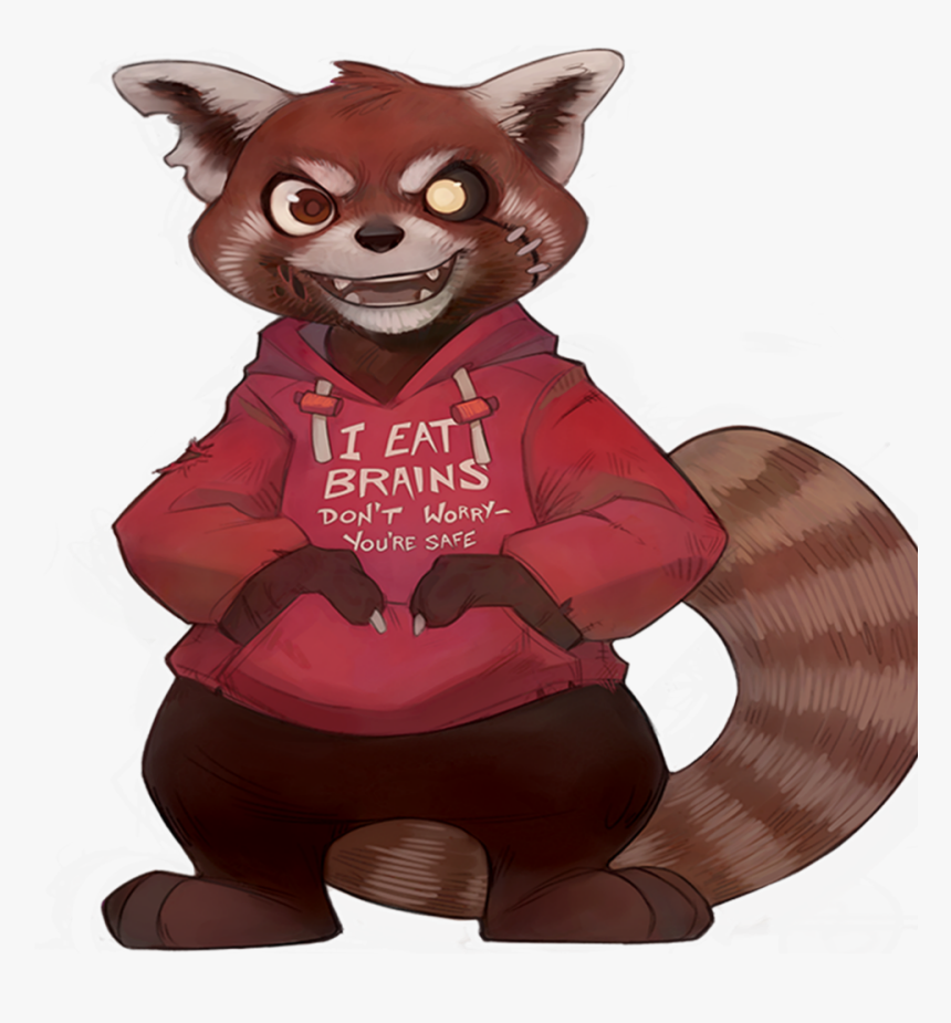 I Am Your Red Panda Zombie Overlord That Is All , Png - Cartoon, Transparent Png, Free Download