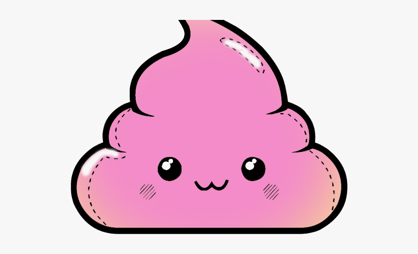 Cotton Candy Clipart Kawaii - Kawaii Poop Png, Transparent Png, Free Download